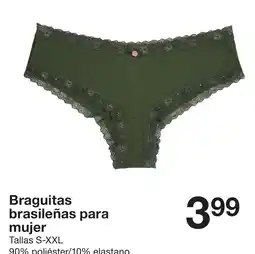 Zeeman Braguitas brasileñas para mujer oferta