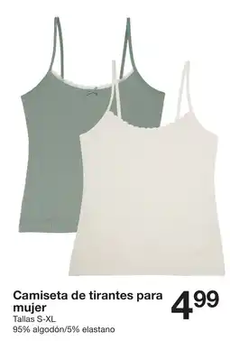 Zeeman Camiseta de tirantes para mujer oferta