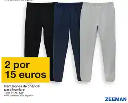 Zeeman Zeeman pantalones de chándal para hombre oferta