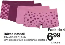 Zeeman Bóxer infantil oferta