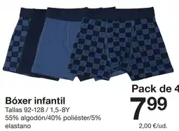 Zeeman Bóxer infantil oferta