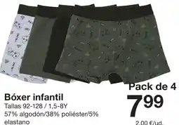 Zeeman Bóxer infantil oferta