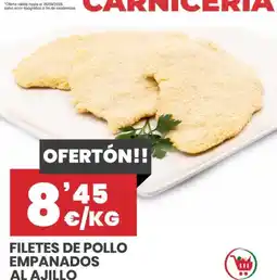 Díaz Cadenas Filetes de pollo empanados al ajillo oferta