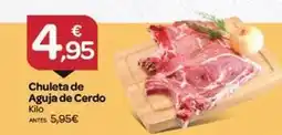 Supermercados El Jamón Chuleta de aguja de cerdo oferta