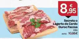 Supermercados El Jamón Lagarto - secreto o de cerdo duroc faccsa oferta