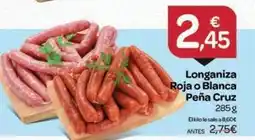 Supermercados El Jamón Selectos peñarada - longaniza roja o blanca oferta