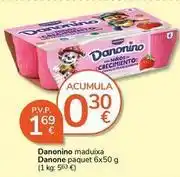 Supermercados Charter Danone - danonino maduixa oferta