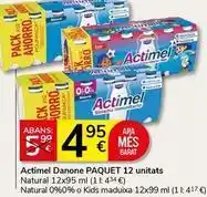 Supermercados Charter Danone - actimel oferta