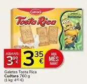 Supermercados Charter Cuétara - galetes tosta rica oferta