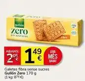 Supermercados Charter Gullón - zero galetes fibra sense sucres oferta