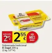 Supermercados Charter El zagal - sobrassada tradicional oferta
