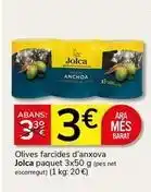 Supermercados Charter Jolca - olives farcides d'anxova oferta