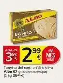 Supermercados Charter Albo - tonyina del nord en oli d'oliva oferta