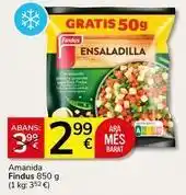 Supermercados Charter Findus - amanida oferta