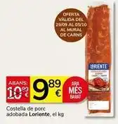 Supermercados Charter Loriente - costella de porc adobada oferta