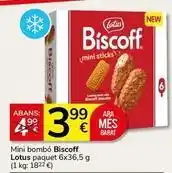 Supermercados Charter Lotus - mini bombó biscoff oferta