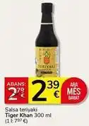 Supermercados Charter Tiger khan - salsa teriyaki oferta