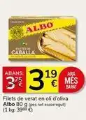 Supermercados Charter Albo - filets de verat en oli d'oliva oferta