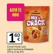 Supermercados Charter Consum - coctel mix&crack sabor barbacoa oferta
