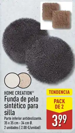 ALDI Home Creation funda de pelo sintético para silla oferta