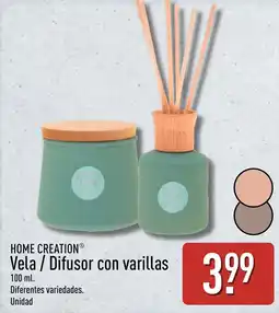 ALDI Home Creation vela / difusor con varillas oferta