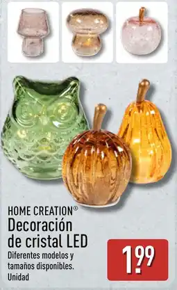 ALDI Home Creation Decoración de cristal LED oferta