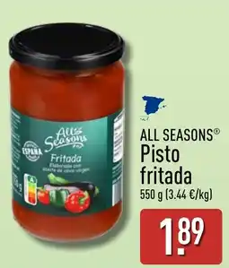 ALDI All Seasons Pisto fritada oferta