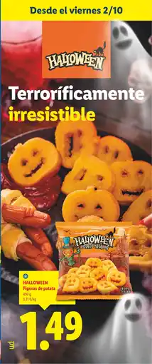 Lidl Halloween figuras de patata oferta