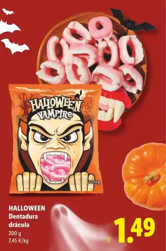 Halloween dentadura drácula