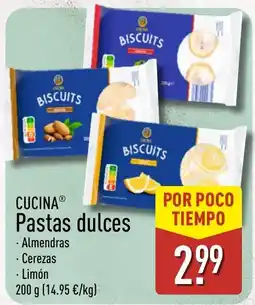 ALDI Cucina pastas dulces oferta