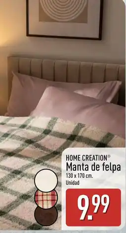 ALDI Home Creation manta de felpa oferta