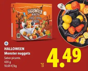 Halloween monster nuggets
