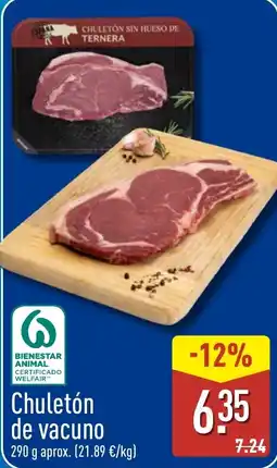 ALDI Chuletón de vacuno oferta