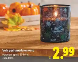 Lidl Vela perfumada en vaso oferta