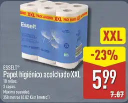 ALDI Esselt papel higiénico acolchado xxl oferta