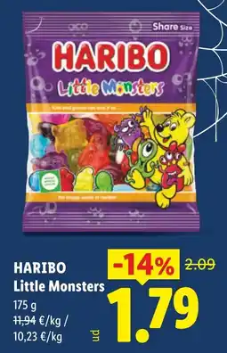 Lidl Haribo little monsters oferta
