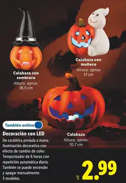 Lidl Decoración con LED oferta