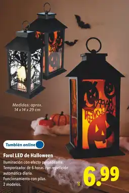 Lidl Farol LED de Halloween oferta