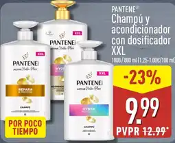 ALDI Pantene champú y acondicionador con dosificador oferta