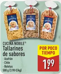 ALDI Cucina Nobile tallarines de sabores oferta