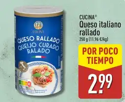 ALDI Cucina queso italiano rallado oferta