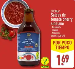 ALDI Cucina salsas de tomate cherry siciliano oferta