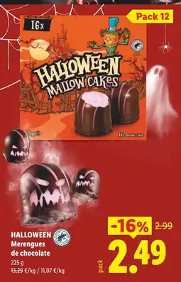 Lidl Halloween Merengues de chocolate oferta