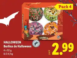 Lidl Berlina de Halloween oferta