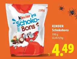 Lidl Kinder Schokobons oferta