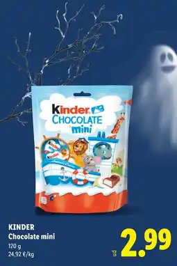 Lidl Kinder Chocolate mini oferta