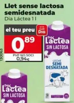 Dia Dia Lactea llet sense lactosa semidesnatada oferta