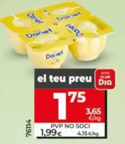 Dia DANET yogur oferta