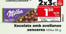Dia Milka xocolata amb avellanes senceres oferta