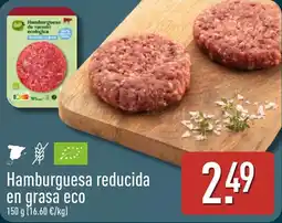 ALDI Hamburguesa reducida en grasa eco oferta